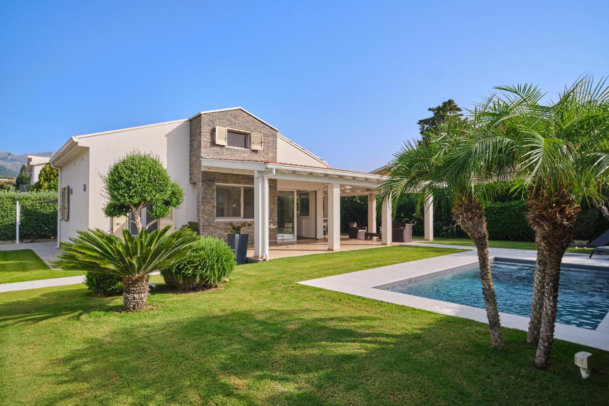 Villa Sicilia Lascari Bagian luar foto
